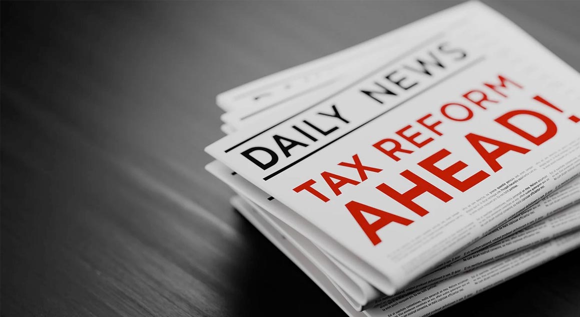 Government says tax reforms introduce next year. Newspaper. Tax News.