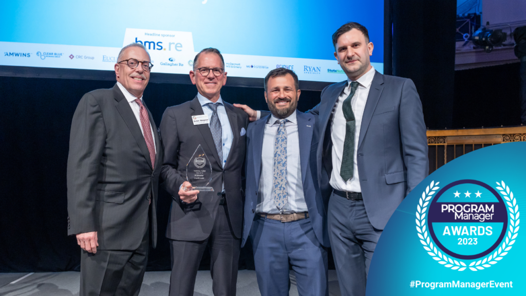 Gerard Vecchio, John Wepler and George Bucur at the Program Manager Awards 2023.